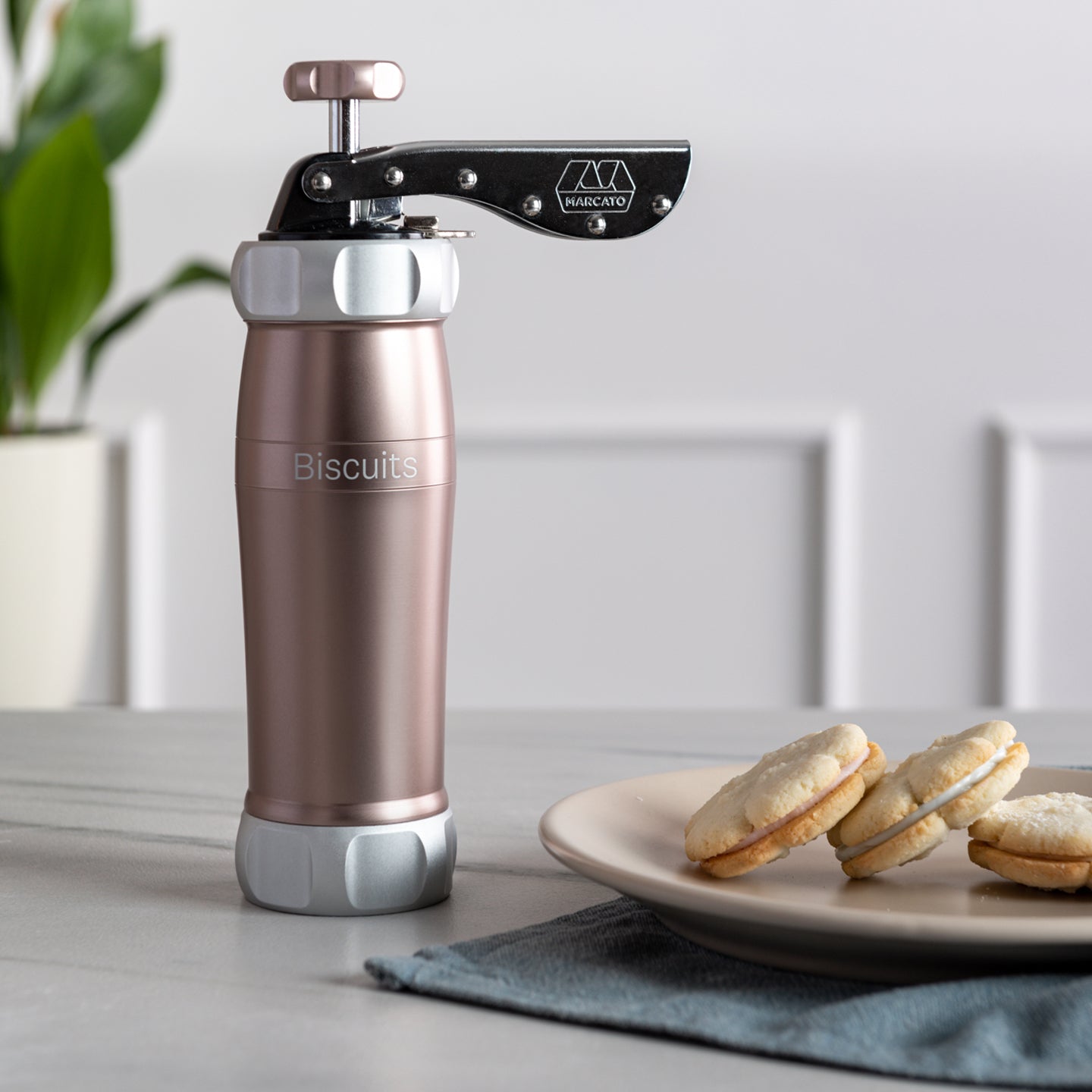 Marcato Atlas Deluxe Biscuit Maker Cookie Press