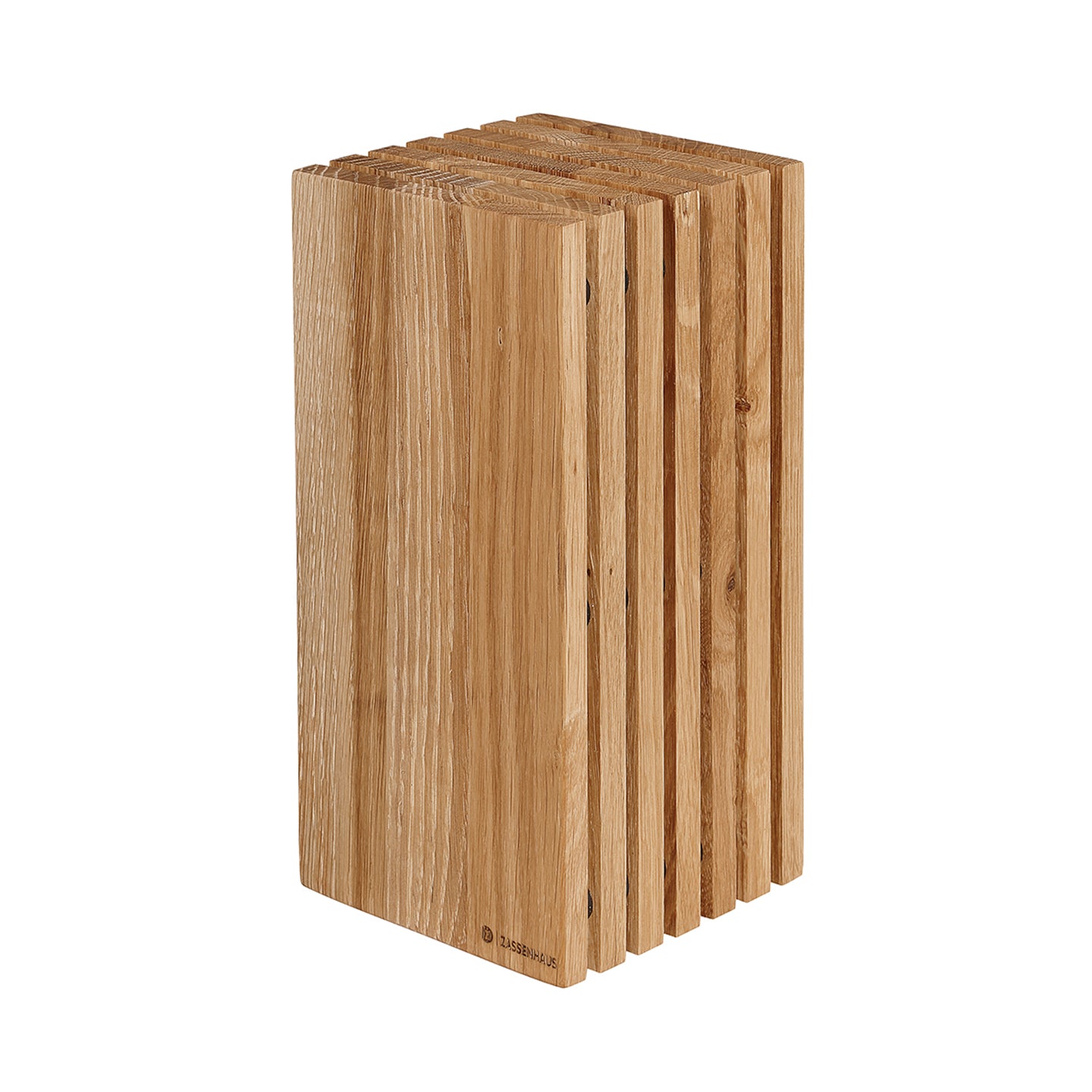 Zassenhaus Ash Wood Magnetic Knife Block