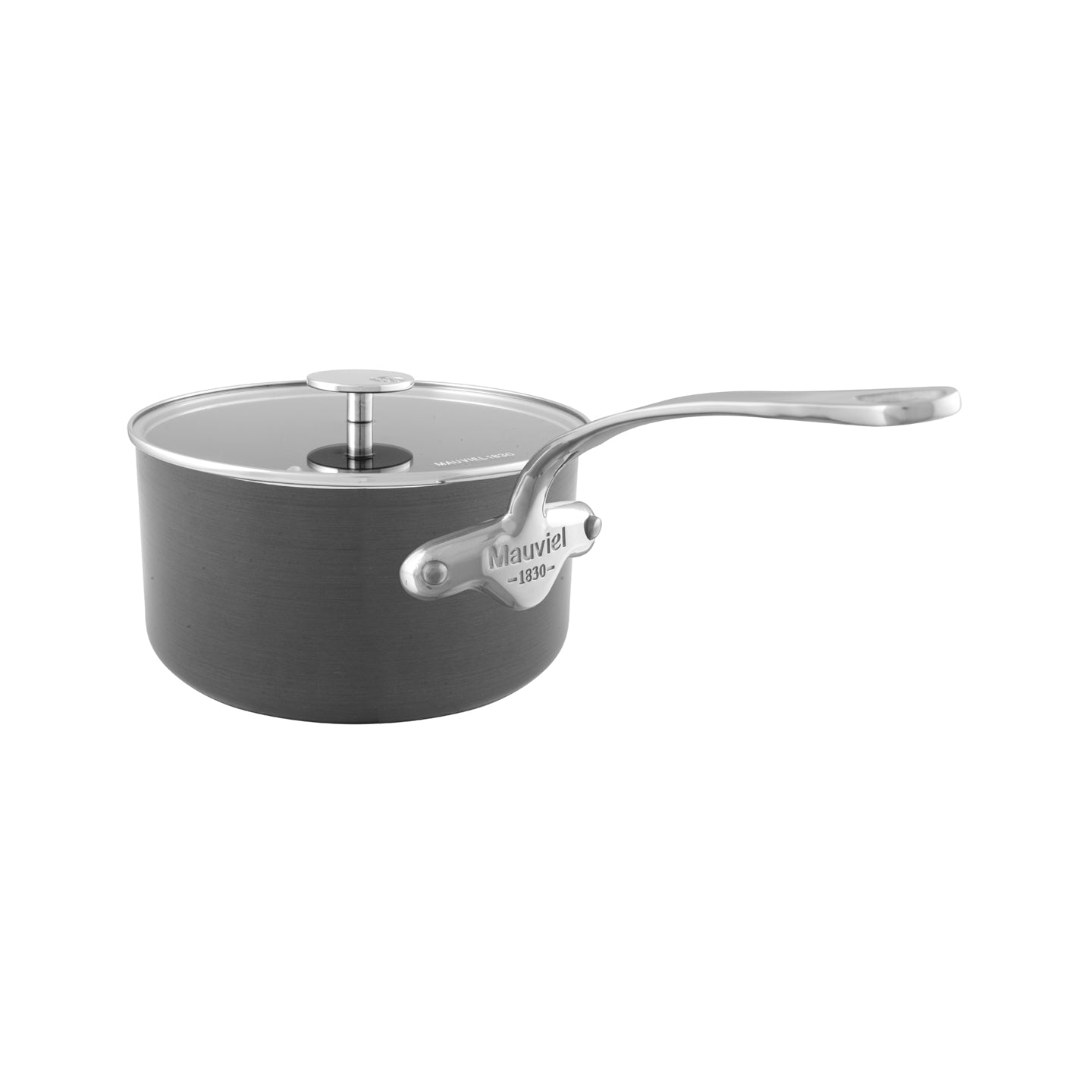 Mauviel M'Stone Saucepan with Glass Lid | Borough Kitchen