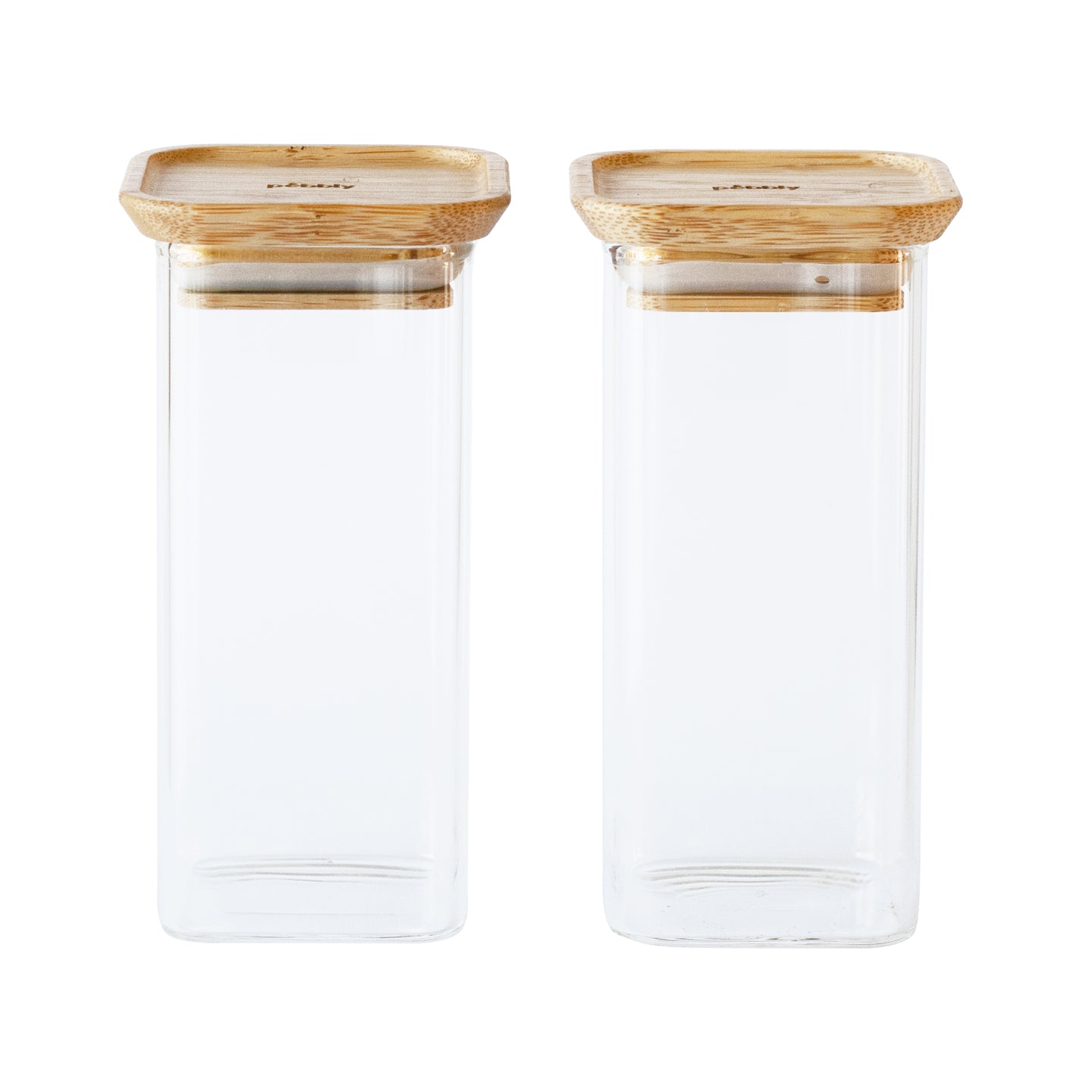 Pebbly Glass Canisters