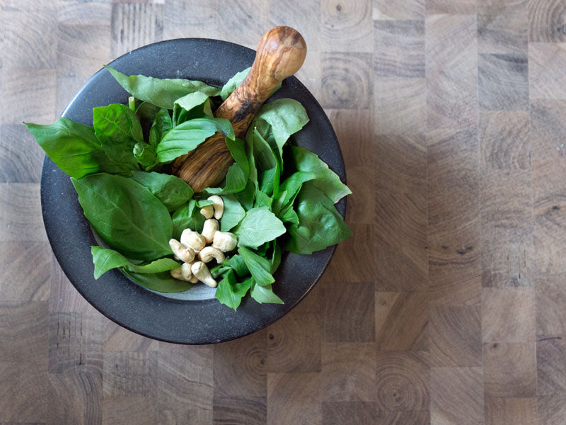 Priscilla's Courgette Pasta Al Pesto