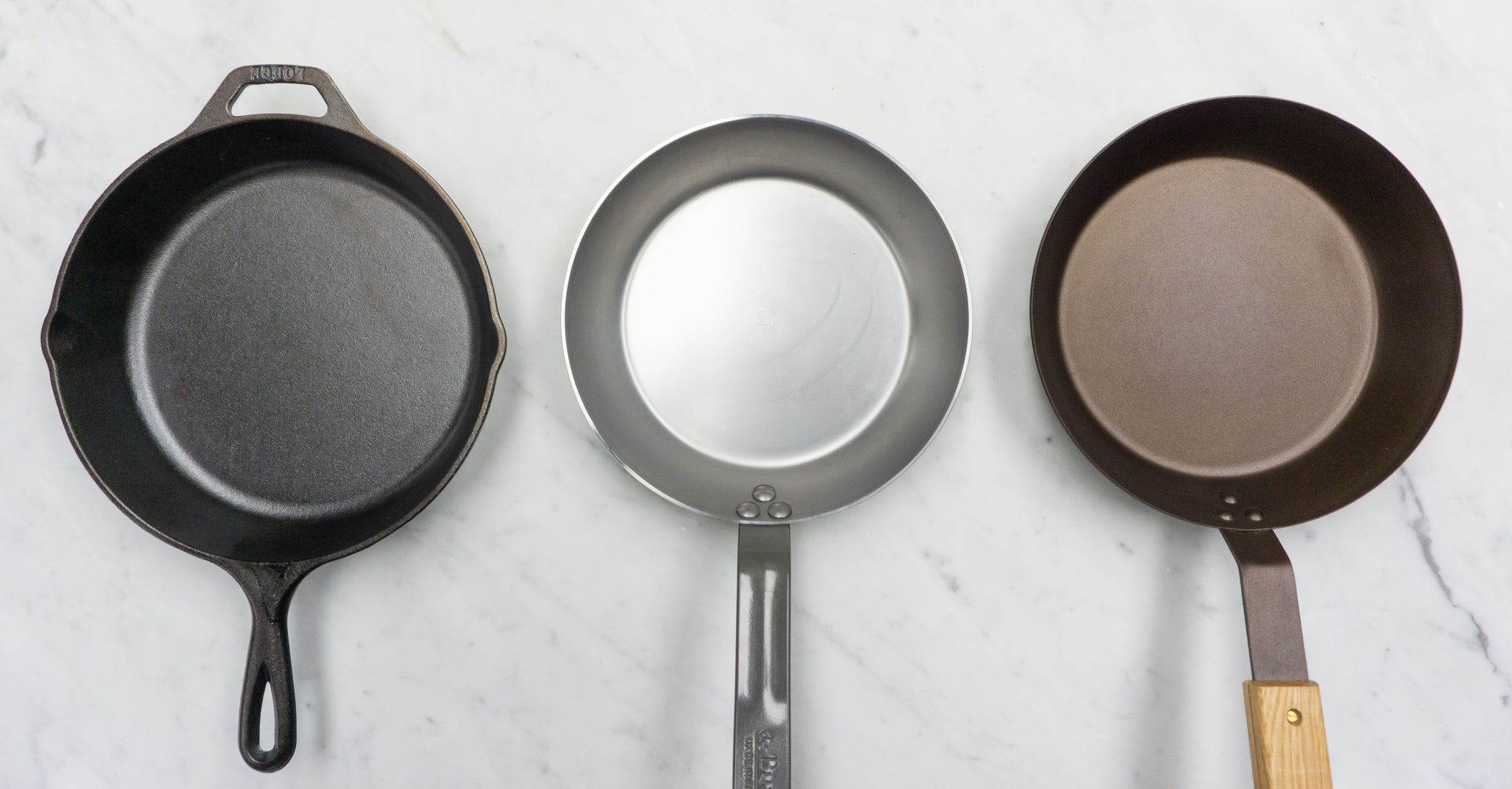 A Guide to Cast Iron, Carbon Steel & Spun Iron Pans