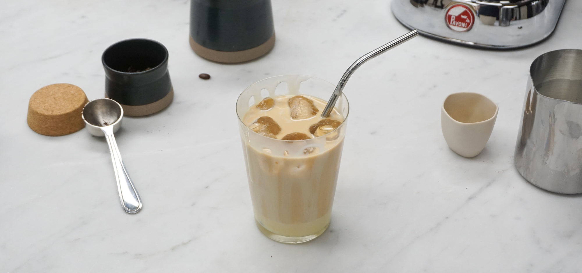 How to Make an Iced Spanish Latte