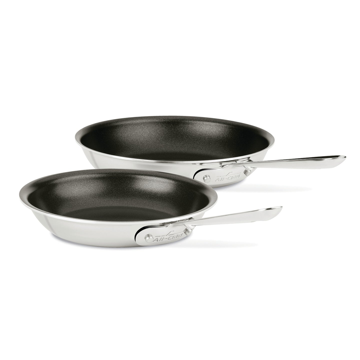 All-Clad D3 / TriPly 2 Piece Non-Stick Frying Pan Set