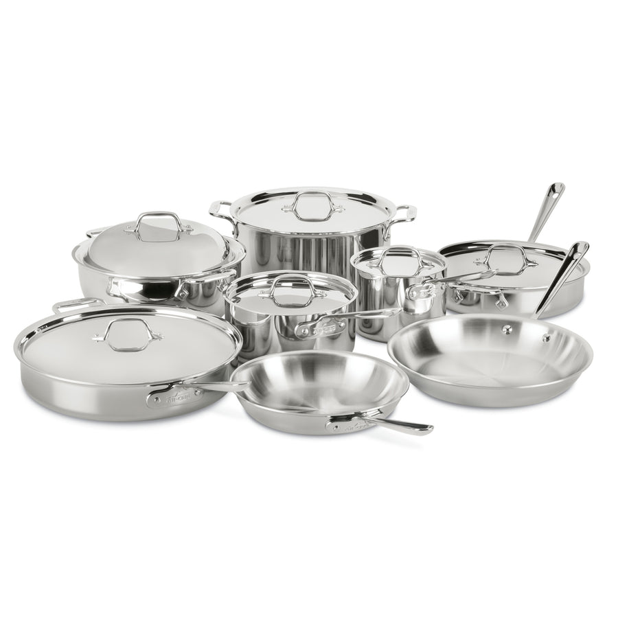 All-Clad d3 / TriPly 8 Piece Cookware Set