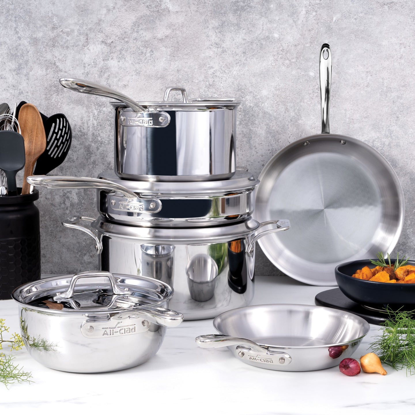 All-Clad G5 Graphite Core 6 Piece Cookware Set