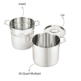 All-Clad Simply Strain Multi Pot with Pasta Insert