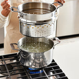 All-Clad Simply Strain Multi Pot with Pasta Insert