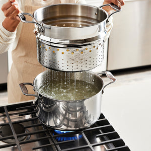 All-Clad Simply Strain Multi Pot with Pasta Insert