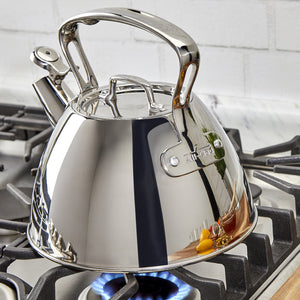 All-Clad Stainless Steel Stovetop Tea Kettle / 2Qt