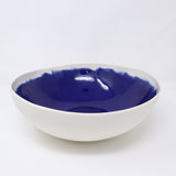 Bertozzi Brushed Bowl / Porcelain / 30cm / Dark Blue