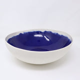 Bertozzi Brushed Bowl / Porcelain / 30cm / Blue *