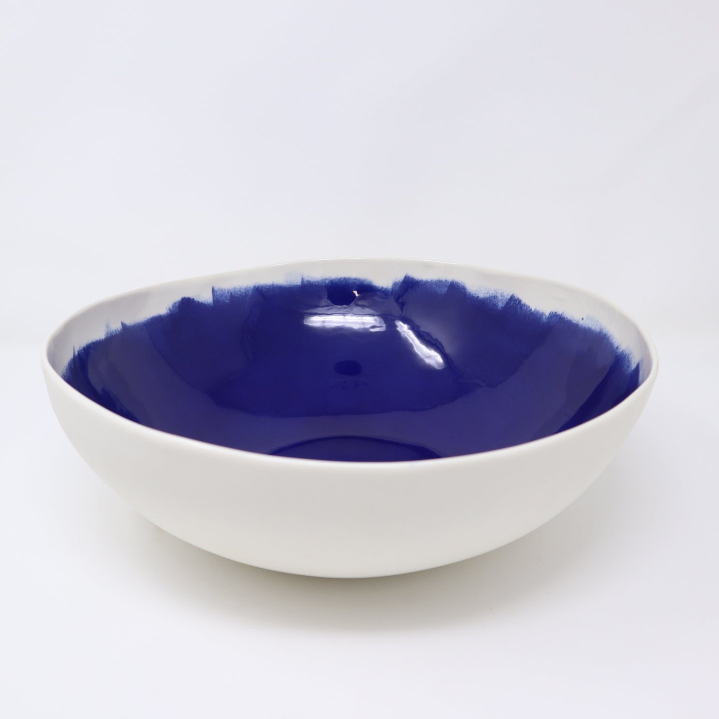 Bertozzi Brushed Bowl / Porcelain / 30cm / Blue *