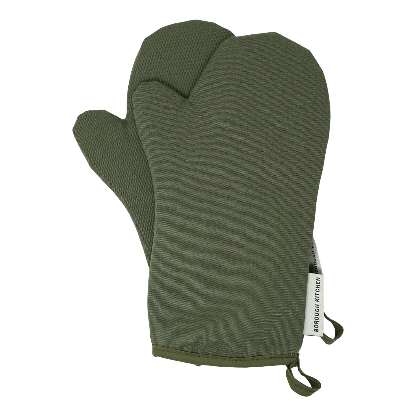 Borough Kitchen Oven Mitts / Pack of 2 / Green