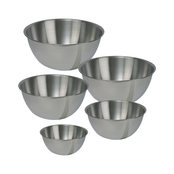 Sksloeg Stainless Steel Mixing Bowl. 2600ml Large Mixing Bowl to 580ml  Small Metal Bowl. Kitchen, Cooking and Storage Nesting Bowls. Dough, Batter  and Baking Bowls 5 Pcs 