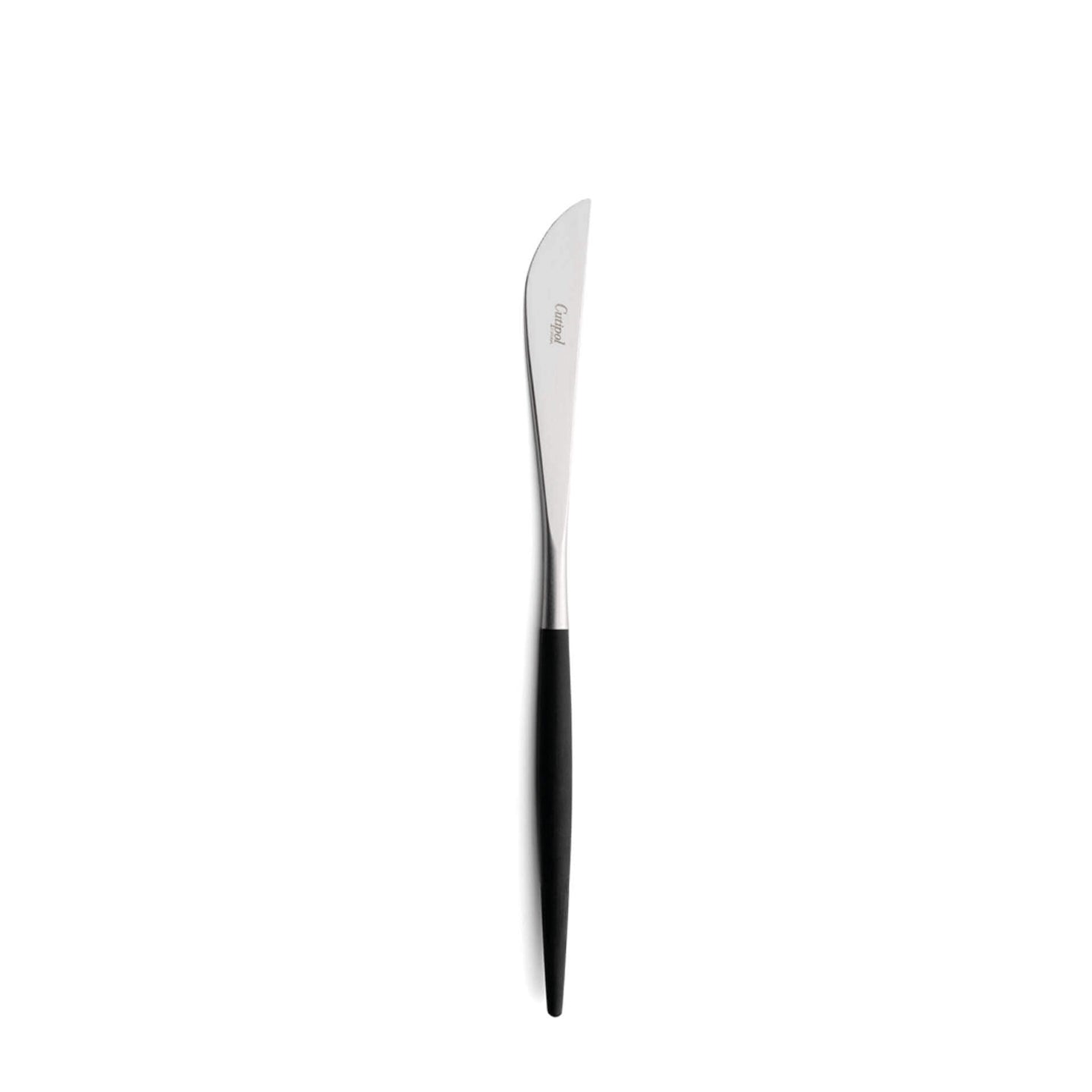 Cutipol Goa Dessert Knife / Black and Stainless Steel