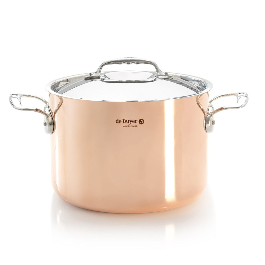 De Buyer Prima Matera SS Induction Stewpan/Stockpot with Lid (Ex-Display)