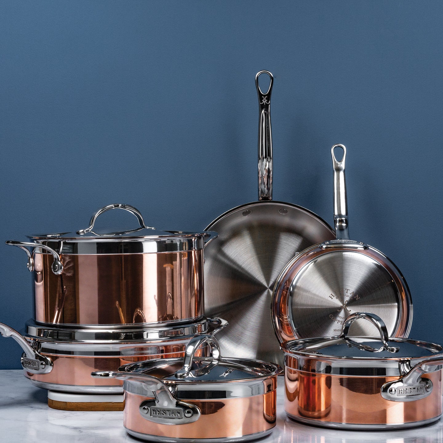 Hestan CopperBond Induction Copper 6 Piece Cookware Set