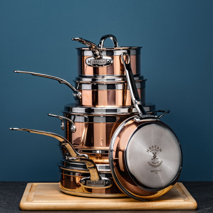 Hestan CopperBond Induction Copper 6 Piece Cookware Set