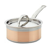 Hestan CopperBond Induction Copper Saucepan with Lid