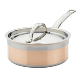 Hestan CopperBond Induction Copper Saucepan with Lid