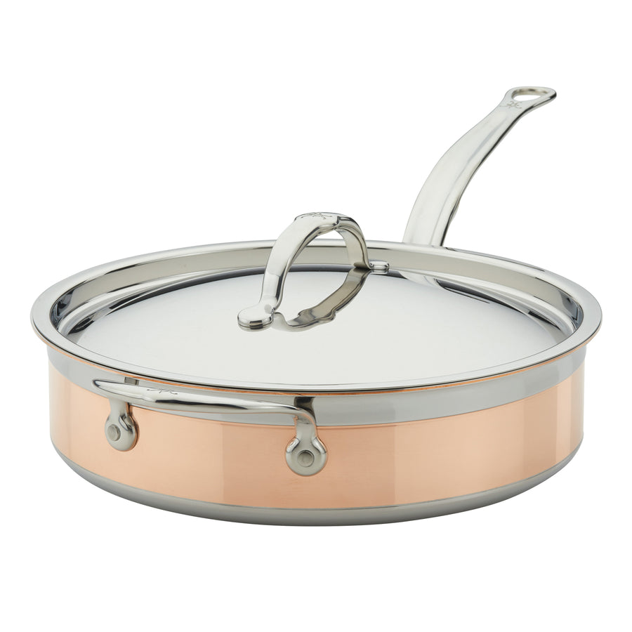 Hestan CopperBond Induction Copper Saute Pan with Lid