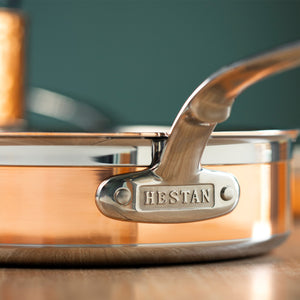 Hestan CopperBond Induction Copper Saute Pan with Lid