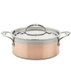 Hestan CopperBond Induction Copper Soup Pot with Lid