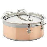 Hestan CopperBond Induction Copper Soup Pot with Lid