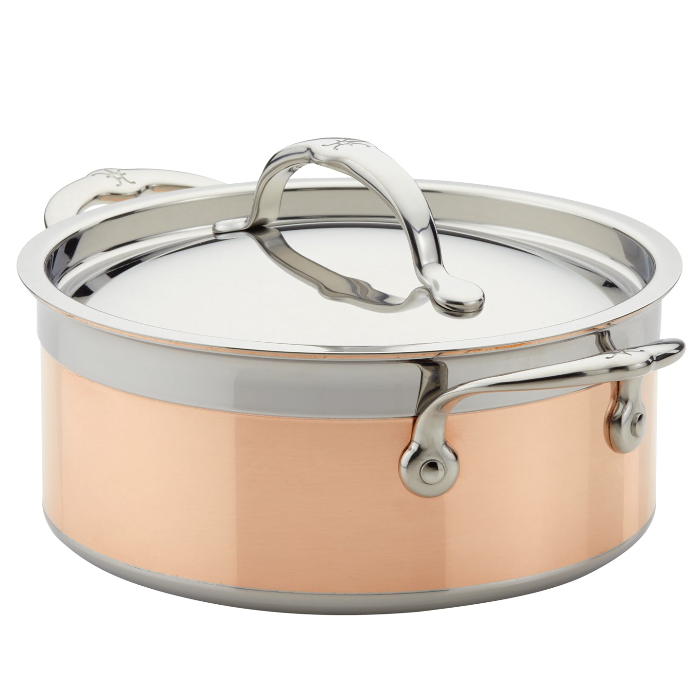 Hestan CopperBond Induction Copper Soup Pot with Lid