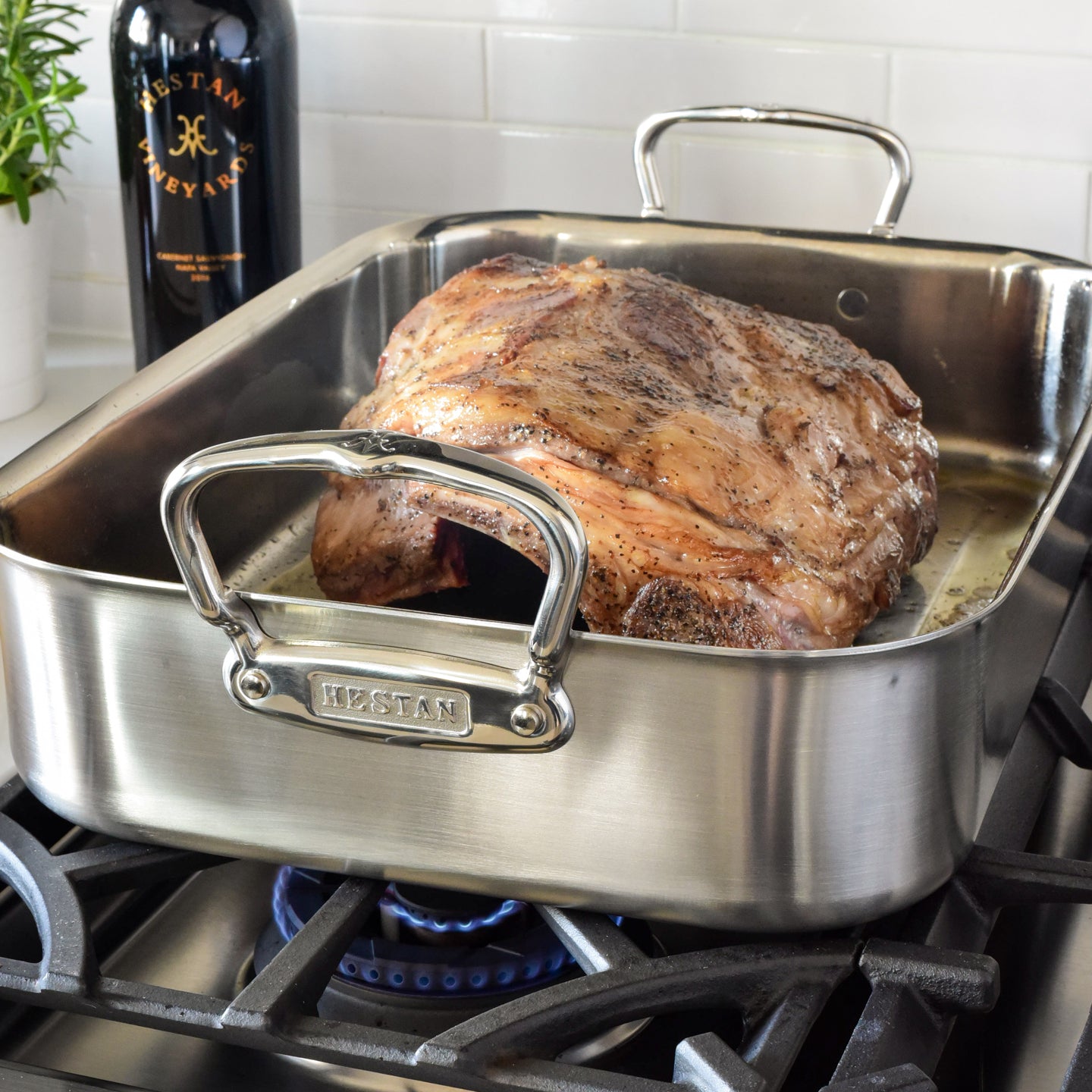 Hestan ProBond Classic Roasting Pan with Rack