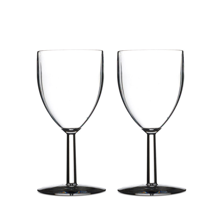 Mepal Acrylic Wine Glass / Set of 2 / Clear (Ex-Display)