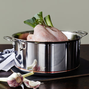 All-Clad 6508 SS Copper Core 8qt Stockpot - Stainless Steel for sale online
