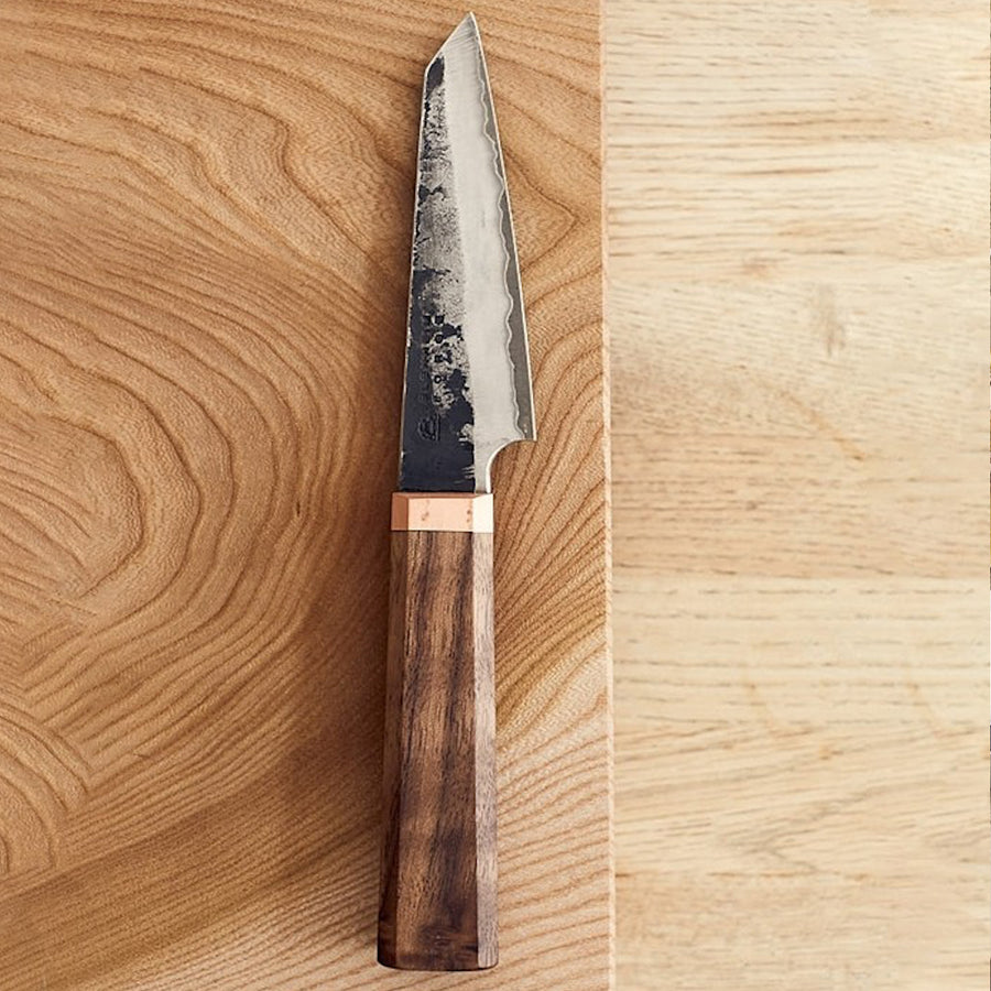 3.7 inch Professional Japanese Small Fruit Knife with wooden handle and  sheath