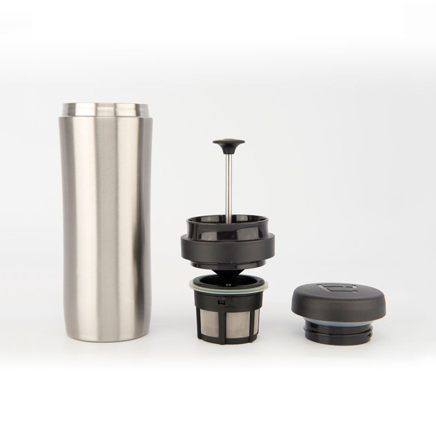 Espro P1 Travel Press for Coffee / Brushed Steel