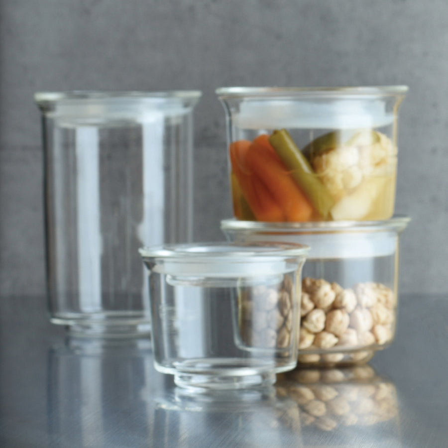 Kinto Glass Airtight Storage Canisters with Wood Lids (Set of 2), 2 Sizes  on Food52