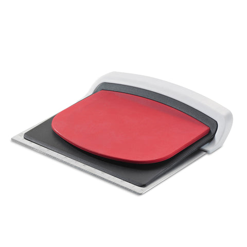 Thermohauser Poly Dough Scraper 6 x 4 w/Kerekes Symbol - Red