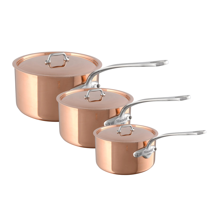 Bialetti Copper Pro 4-piece Sauce Pan Set