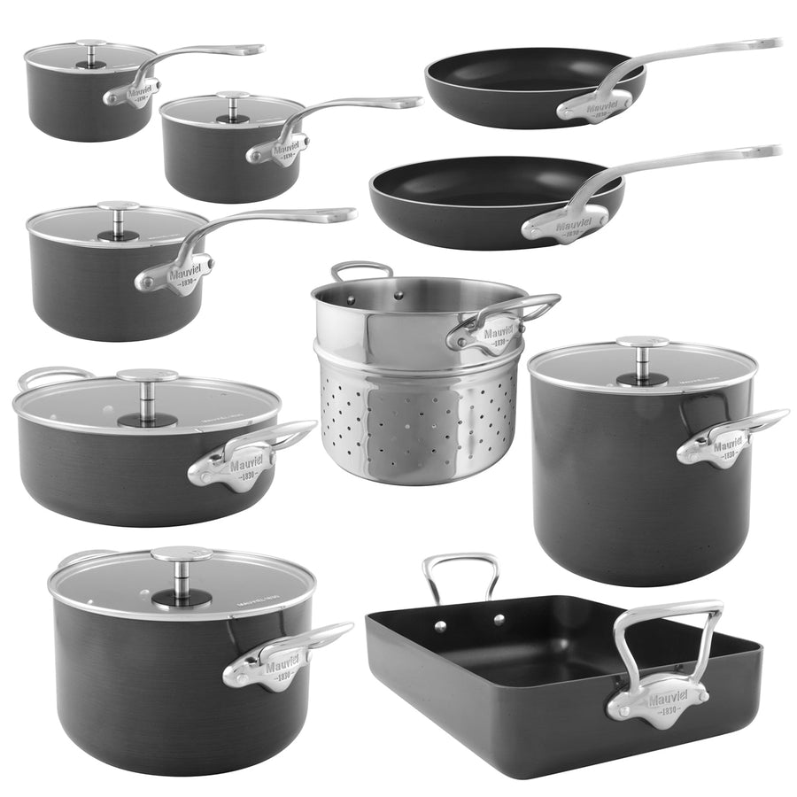 Mauviel M'STONE 360 Hard Anodized Nonstick 5-Piece Cookware Set With S, Mauviel USA