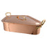 Mauviel M'Tradition Hammered Copper Turbot Kettle