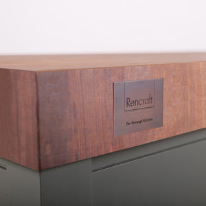 Rencraft Butchers Block / Walnut / Borough Kitchen Green